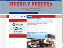 Tablet Screenshot of fierroypereyra.com